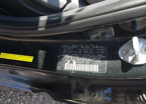 2017 Hyundai Accent Se from USA, damaged, VIN KMHCT4AE9HU370563